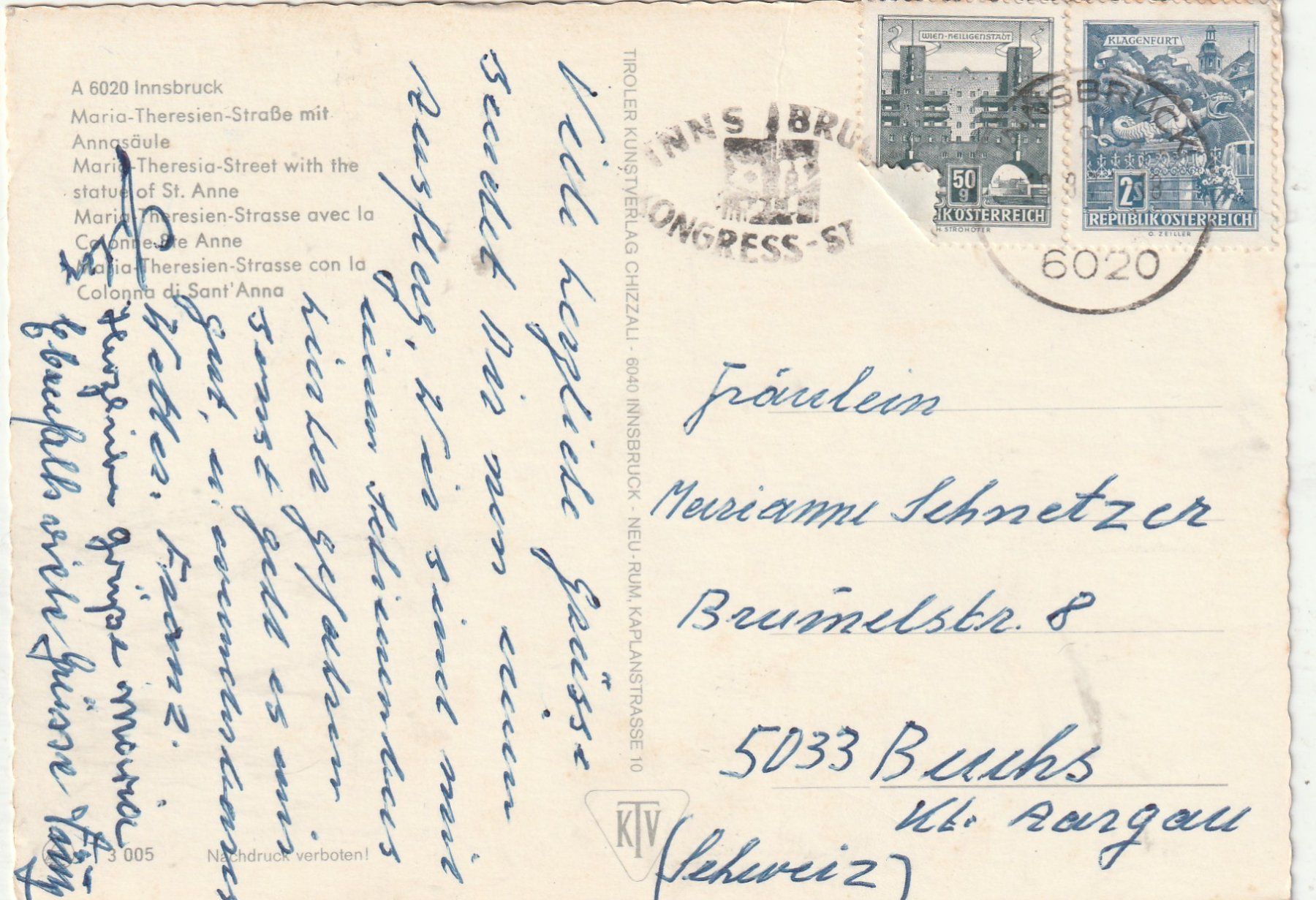 Cartes postales: Insbruck – D'occasion à Lumbrein par made02 1