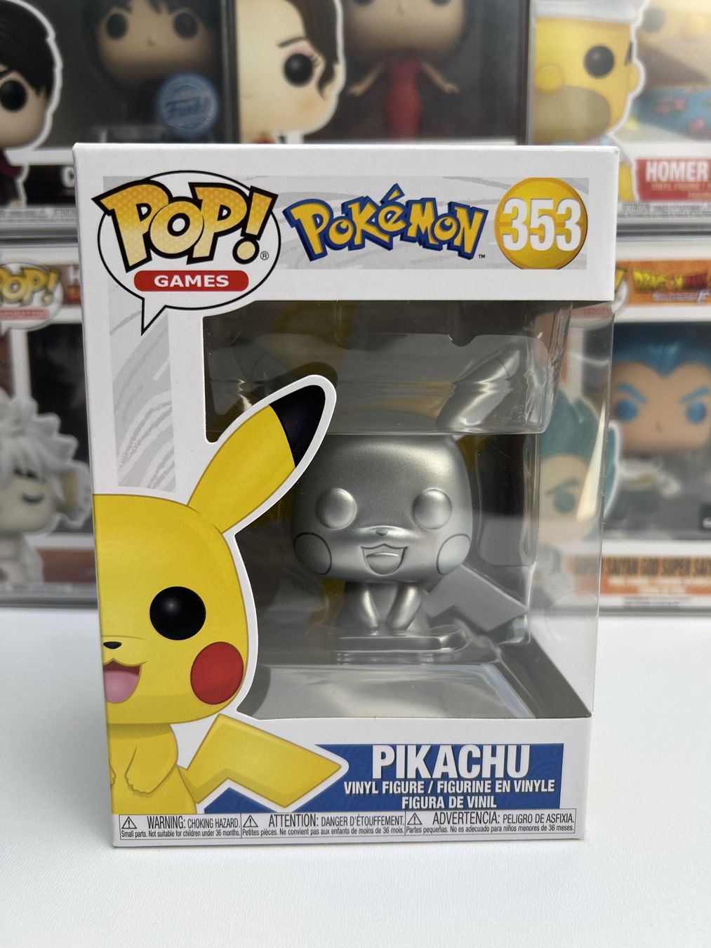 Funko Figuren: Funko POP! Games Pokémon Pikachu Argentée – Neu und originalverpackt aus Le Mouret von perfectbijou
