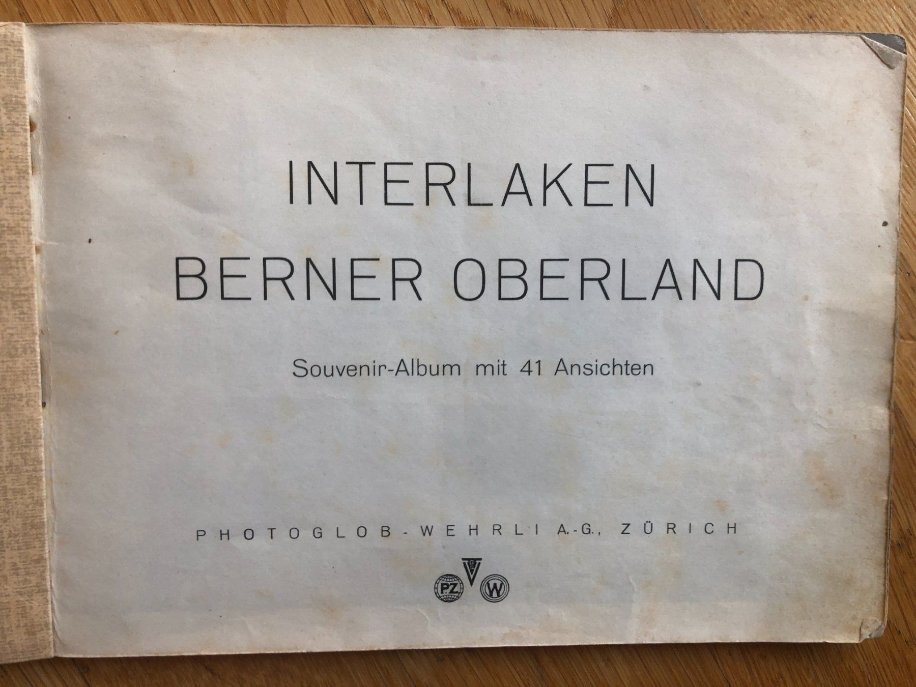 Libri: Album Interlaken Berner Oberland – Usato da Zürich venduto da allp 1
