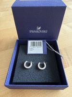 Swarovski Creolen silberfarben neu