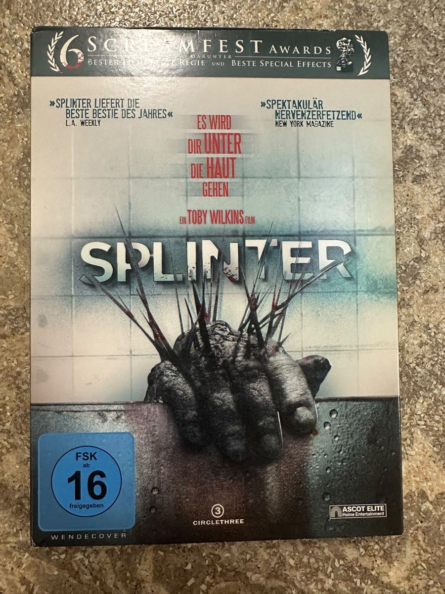 Alle DVDs: Splinter – DVD im Schuber – Gebraucht aus Heimberg von Blackwitch