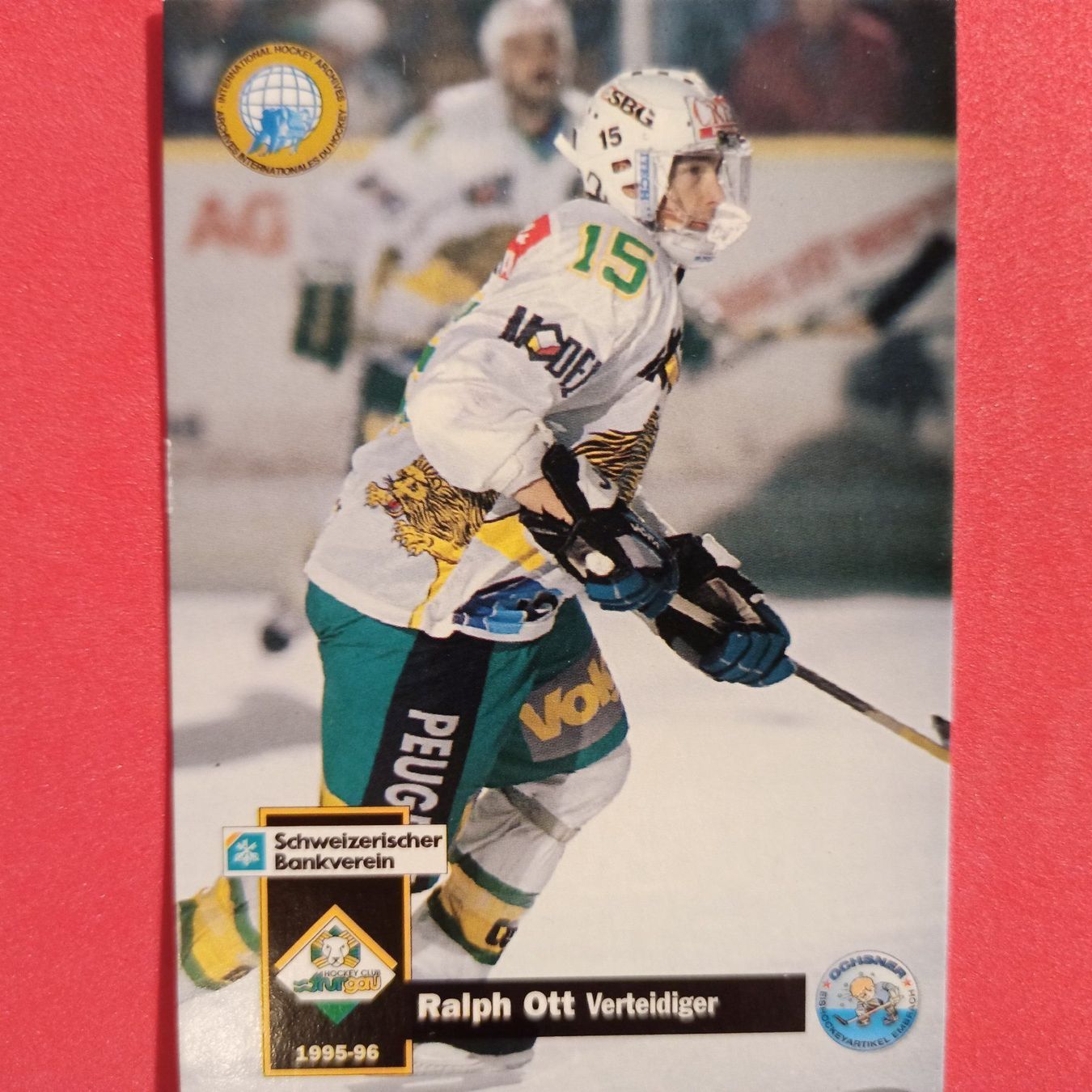 Carte collezionabili: Ralph Ott - HC THURGAU - 1995/96 – Usato da Dübendorf venduto da kb86_MOVIE