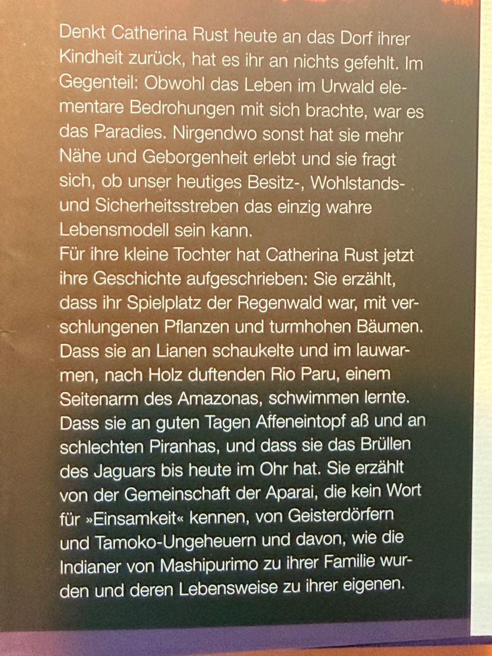 Libri: Das Mädchen vom Amazonas - Catharina Rust -Lesevergnügen! – Nuovo (secondo la descrizione) da Zuerich venduto da SonderArt-Wertgut 3