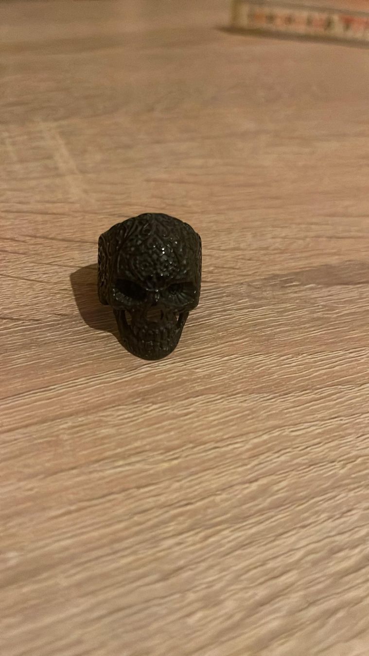 Anelli: Schwarzer Ring, Totenkopf – Usato da Birsfelden venduto da twoheadeagleks