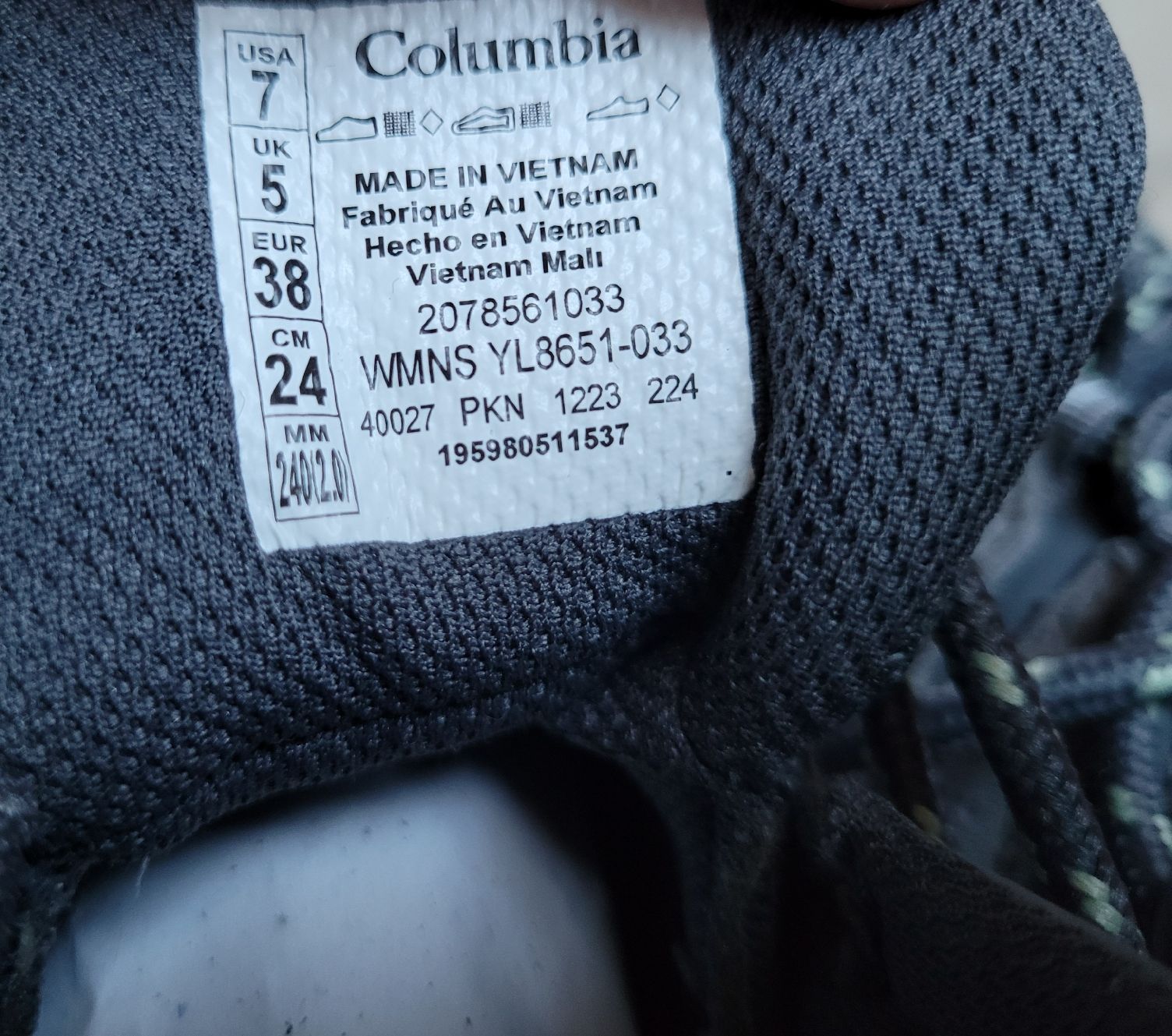 Columbia Scarpe da donna: Columbia Wanderschuhe, Grau, Gr. 38, Neu – Nuovo e nell'imballaggio originale da Münchenstein venduto da sun_mx9b 2