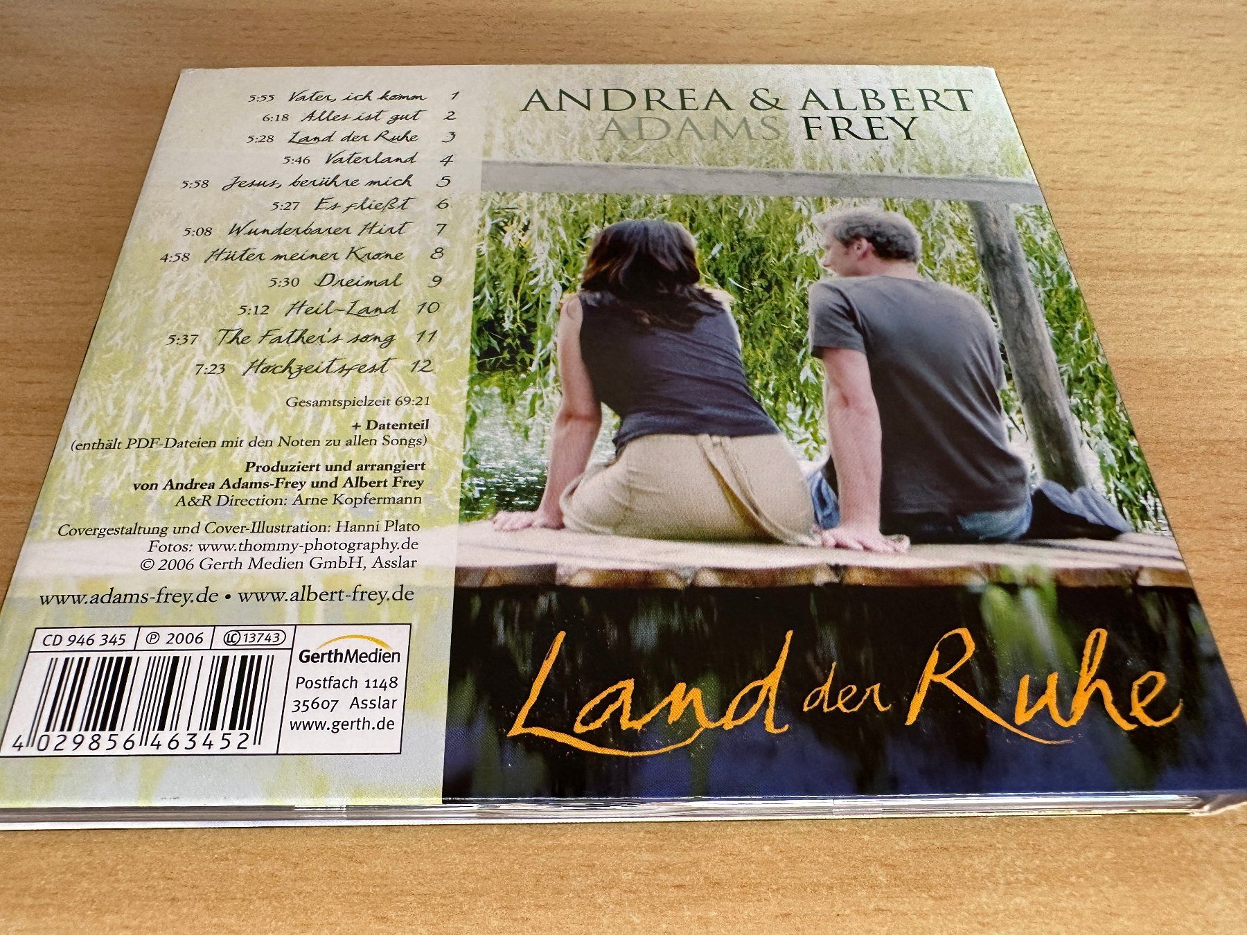 CDs: Adams-Frey, Andrea - Frey, Albert - Land der Ruhe – Gebraucht aus Rikon im Tösstal von Alpenmutz 1