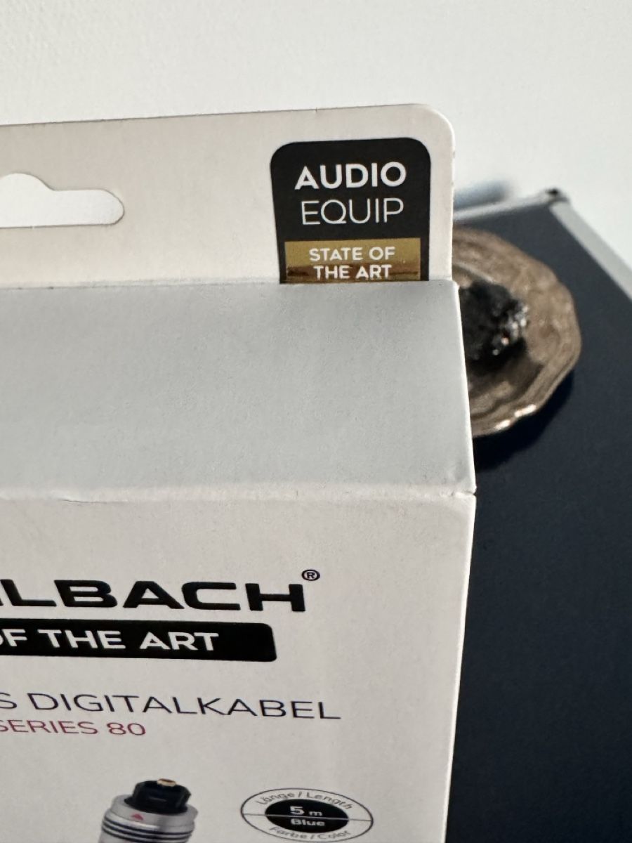 Oehlbach Kabel: Oelbach Optical Digital Audio Cable - Series 80 - 5m - Blue – Neu (gemäss Beschreibung) aus Bern von Gbilly 1