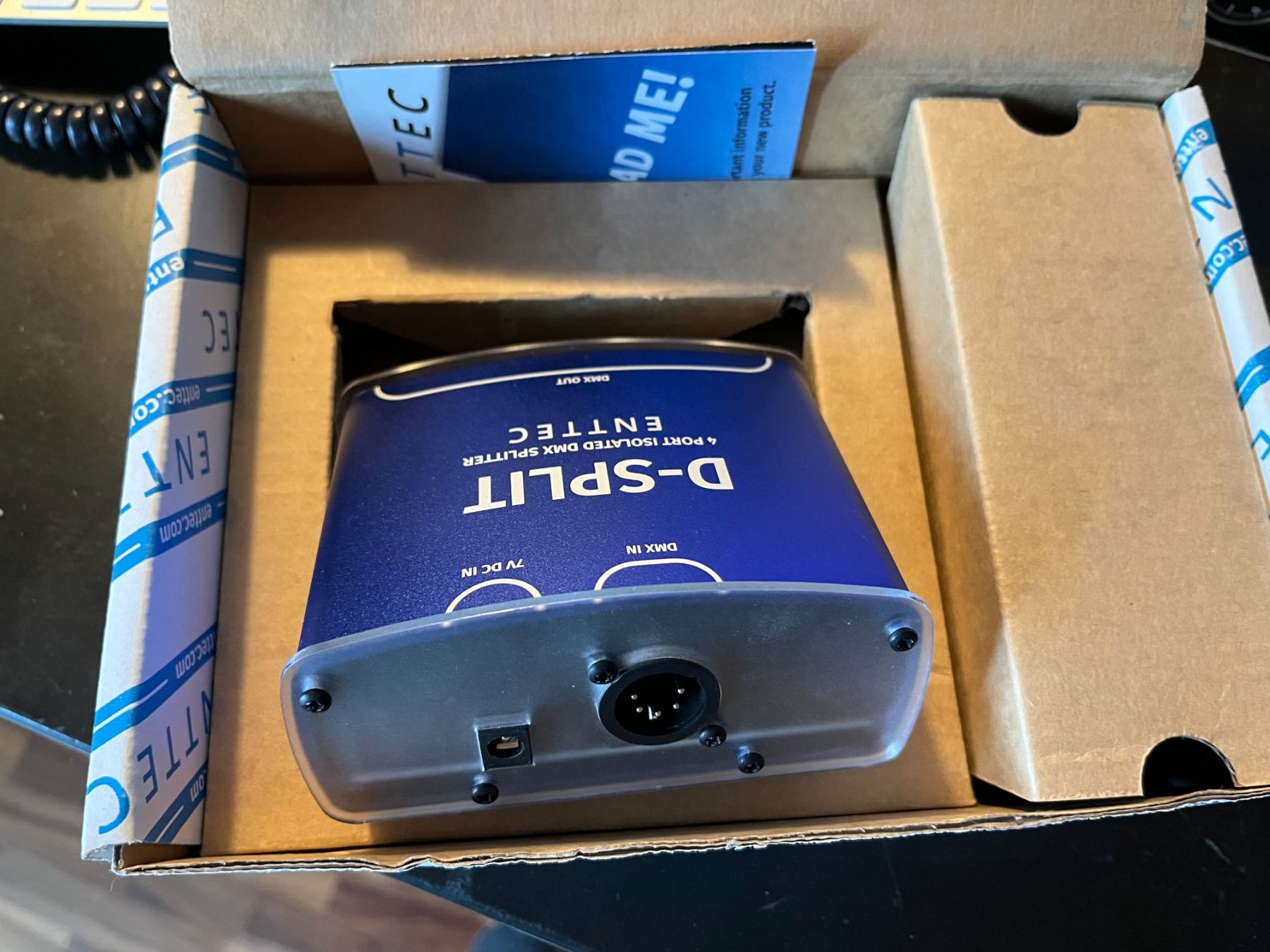 Unità & Adattatore: ENTTEC D-Split 4-Port DMX Splitter  - Top Zustand – Nuovo (secondo la descrizione) da Benken SG venduto da Netzton 1