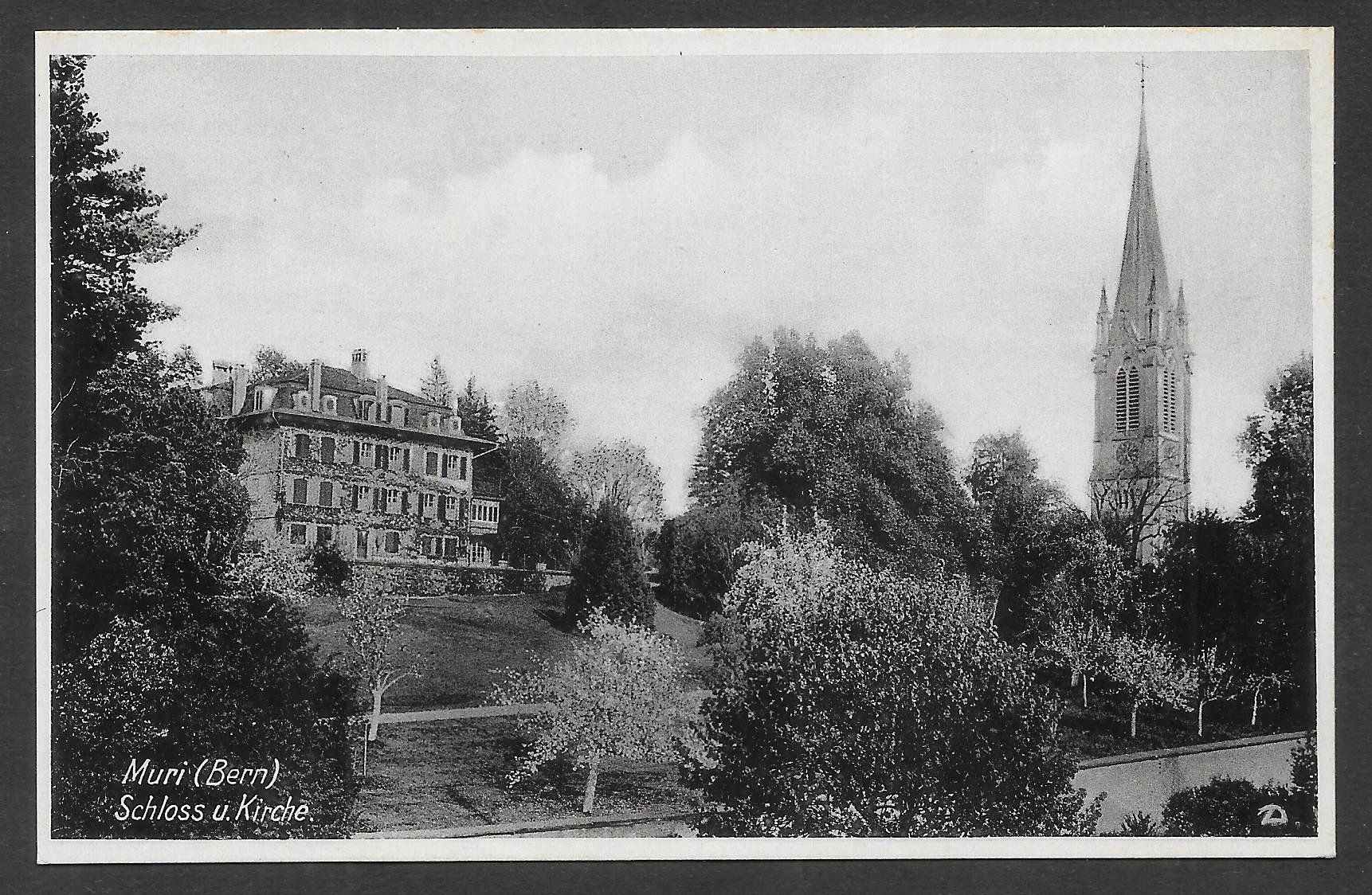 Cartoline postali: Muri Schloss und Kirche – Usato da Olten venduto da clotaldi