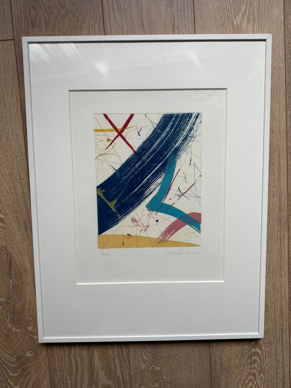 Grafica & Litografie: Werner Merzäuser, Radierung, gerahmt – Usato da Gossau venduto da Rico2011