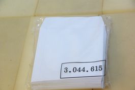 CD Papierhüllen - 1 Pack, weiss
