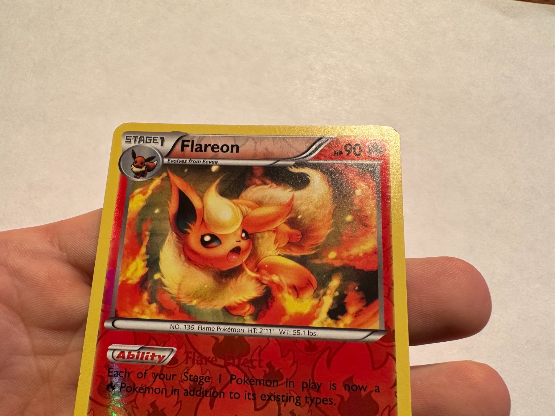 Pokémon Carte collezionabili: Flareon reverse holo Ancient Origins EN – Usato da Hagendorn venduto da Pokecollectorch 4
