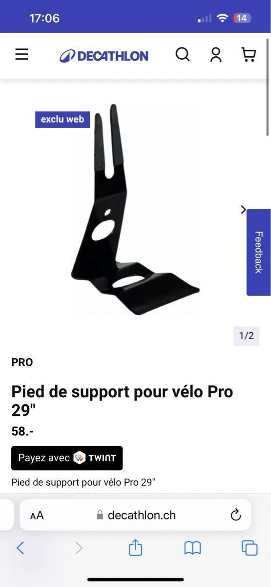 Cavalletti per biciclette: Bike rack porte-vélo – Nuovo (secondo la descrizione) da Founex venduto da cel_9rqq
