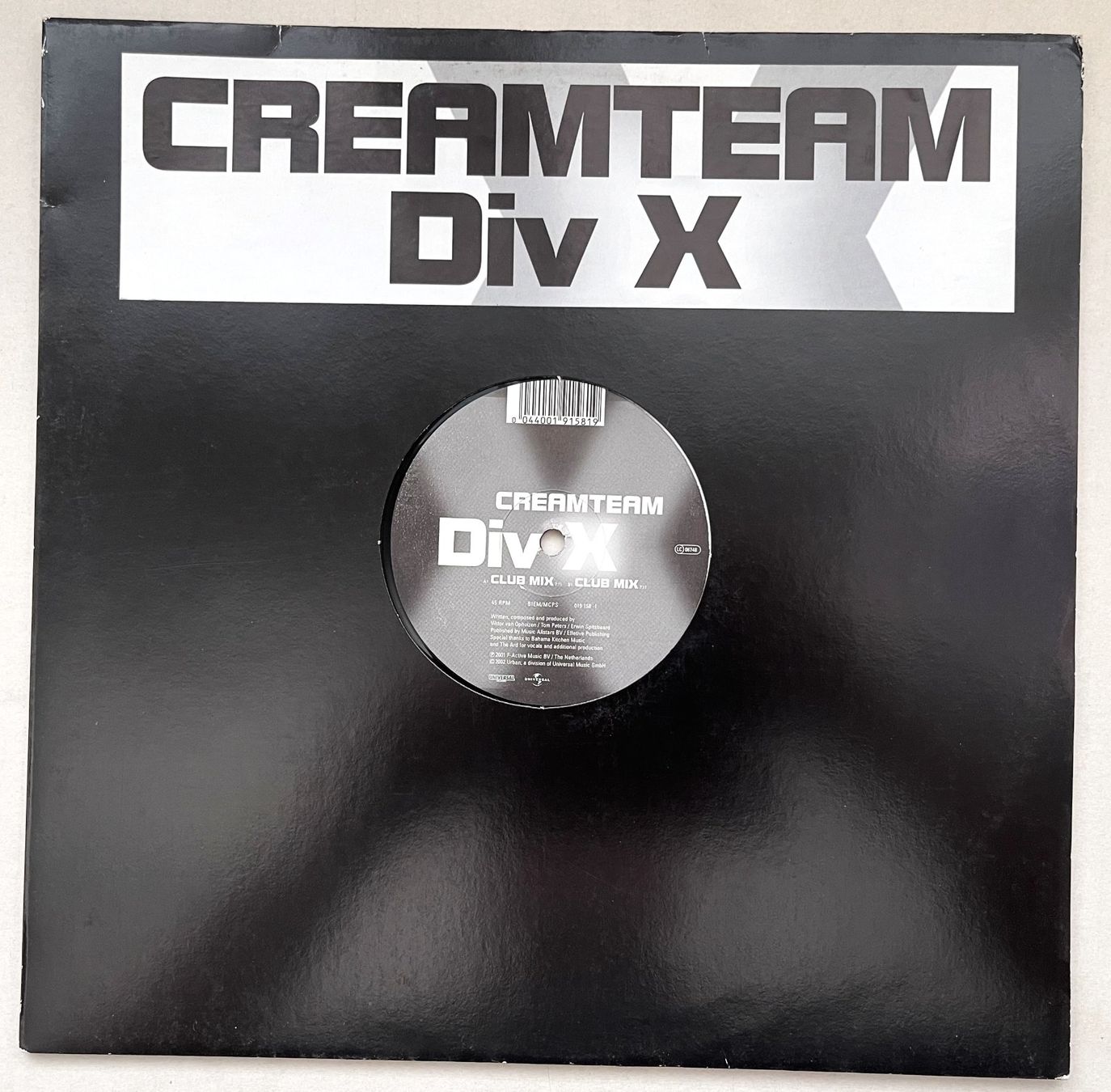 Dischi in vinile: CREAMTEAM – DIV X - Vinyl – Usato da Oftringen venduto da vuc_frq6