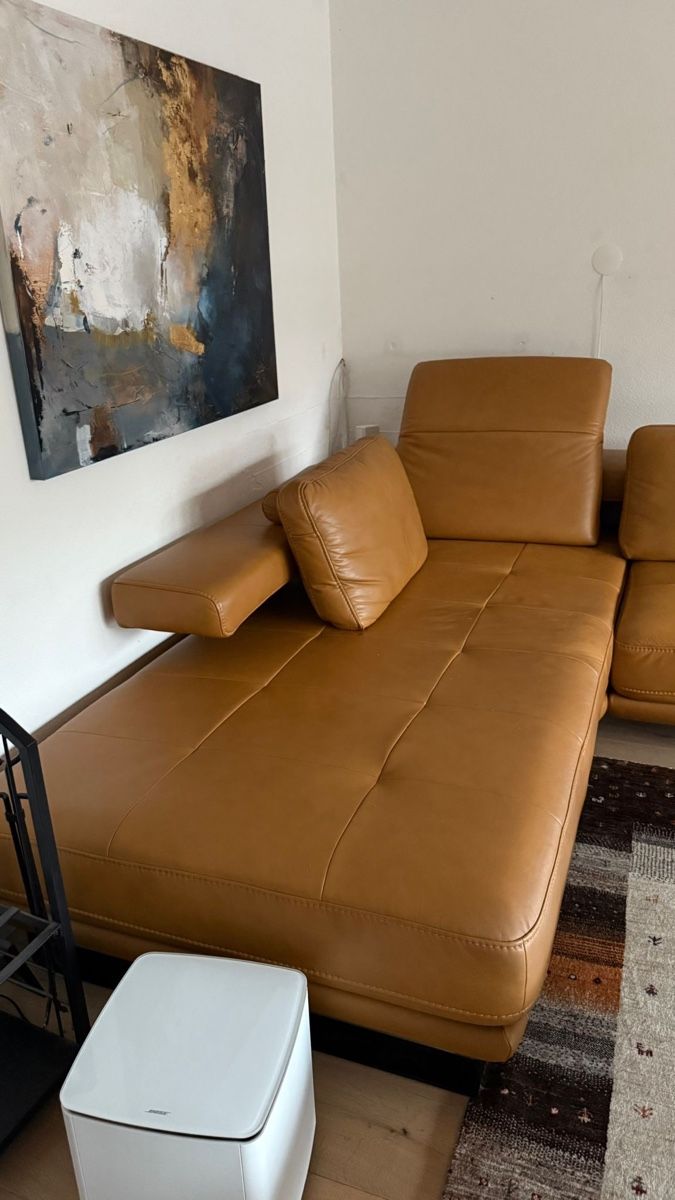 Sofas: Schönes braunes Ledersofa – Gebraucht aus Aarwangen von emelie.1101 1
