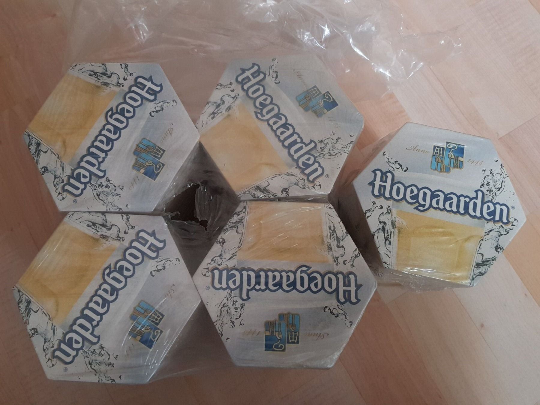 Untersetzer: Hoegaarden  Bierdeckel 1Paket ca 100stk – Neu und originalverpackt aus Morens FR von Kiscica 2