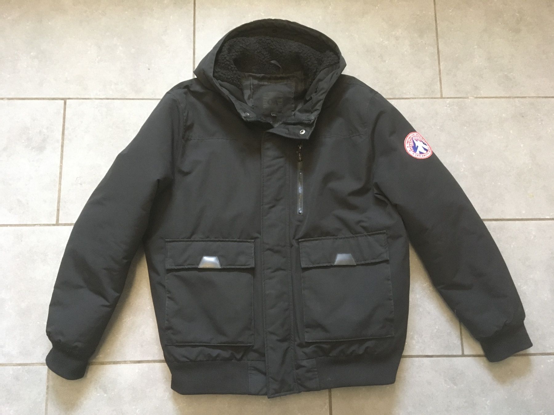 C&A Giacche: Herren/Knaben Winter Jacke Gr. L – Usato da Zürich venduto da Scootman