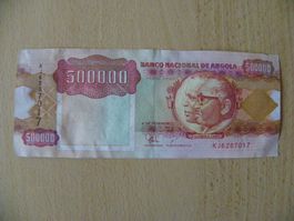 Angola 500000 Kwanzas 1991, P-134, Serie, KJ 6287017