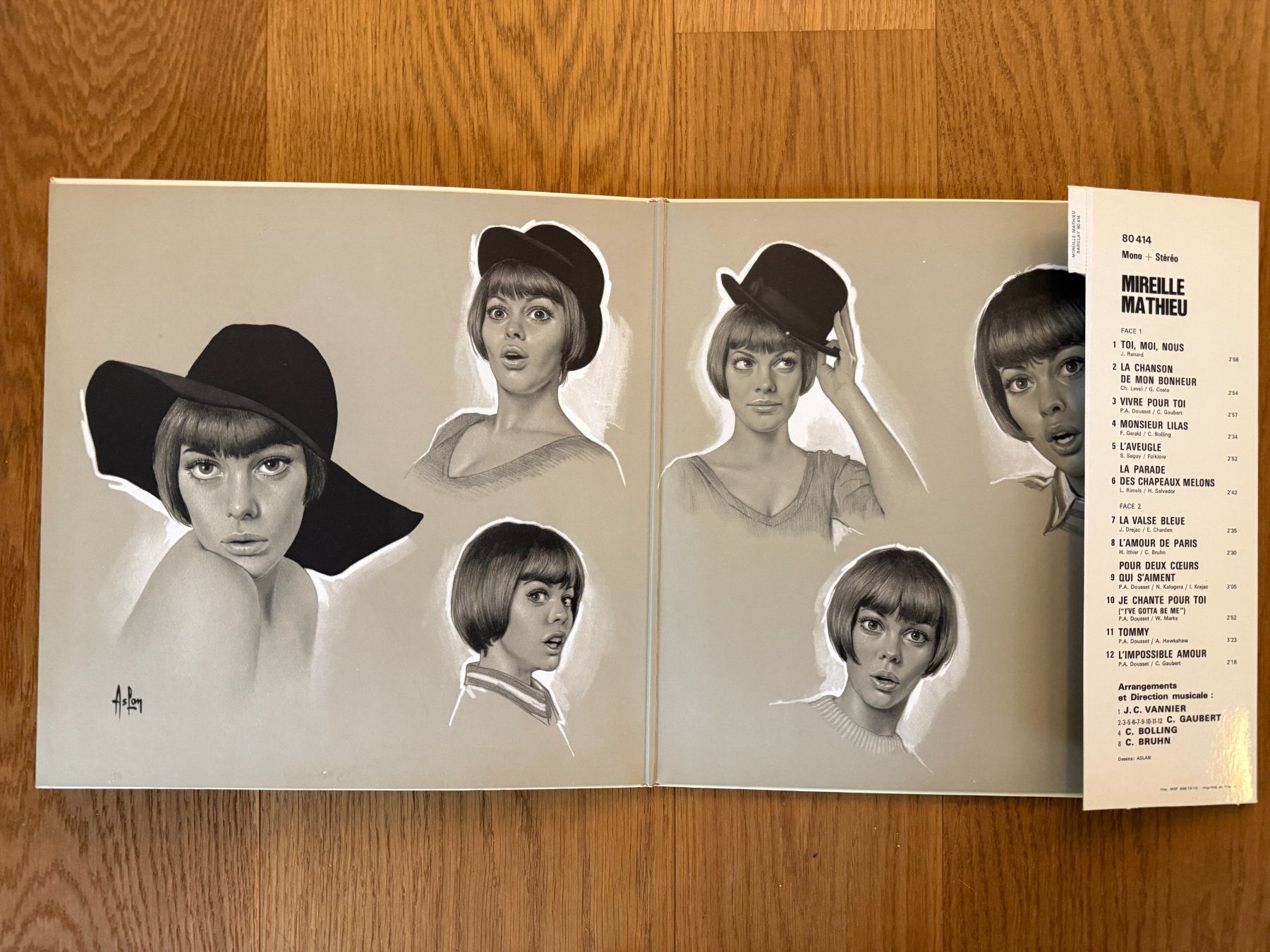 2 disques vynile 33 de Mireille Mathieu (Gebraucht) in Founex für CHF ...