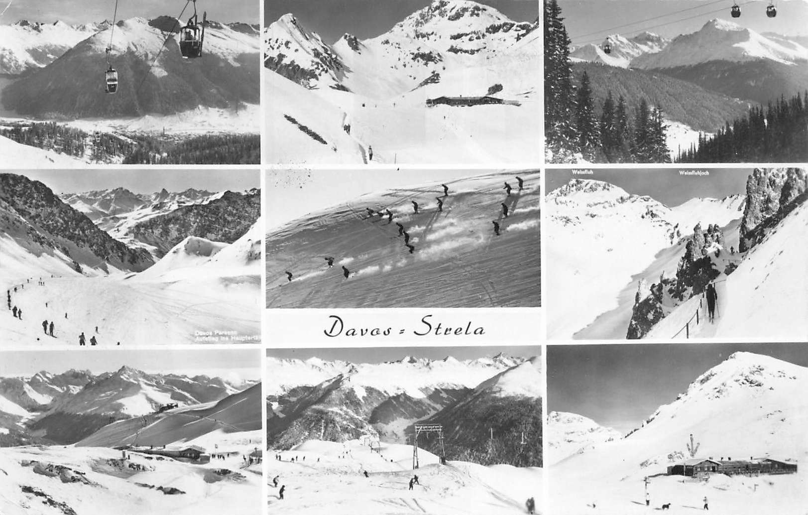 Cartoline postali: Davos strela – Usato da Biasca venduto da Blenio71