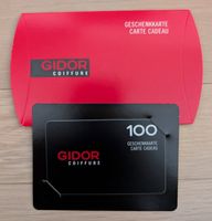 1-5 GIDOR Coiffure Gutschein / Geschenkkarte Wert 100.- SFR