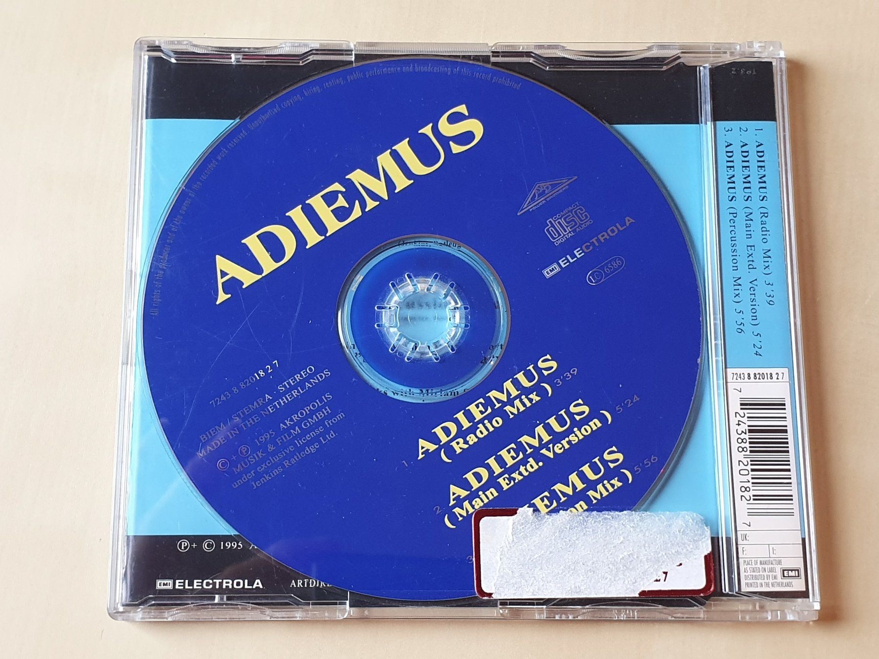 CD: Adiemus Adiemus – Usato da Stansstad venduto da collectorsshop 1