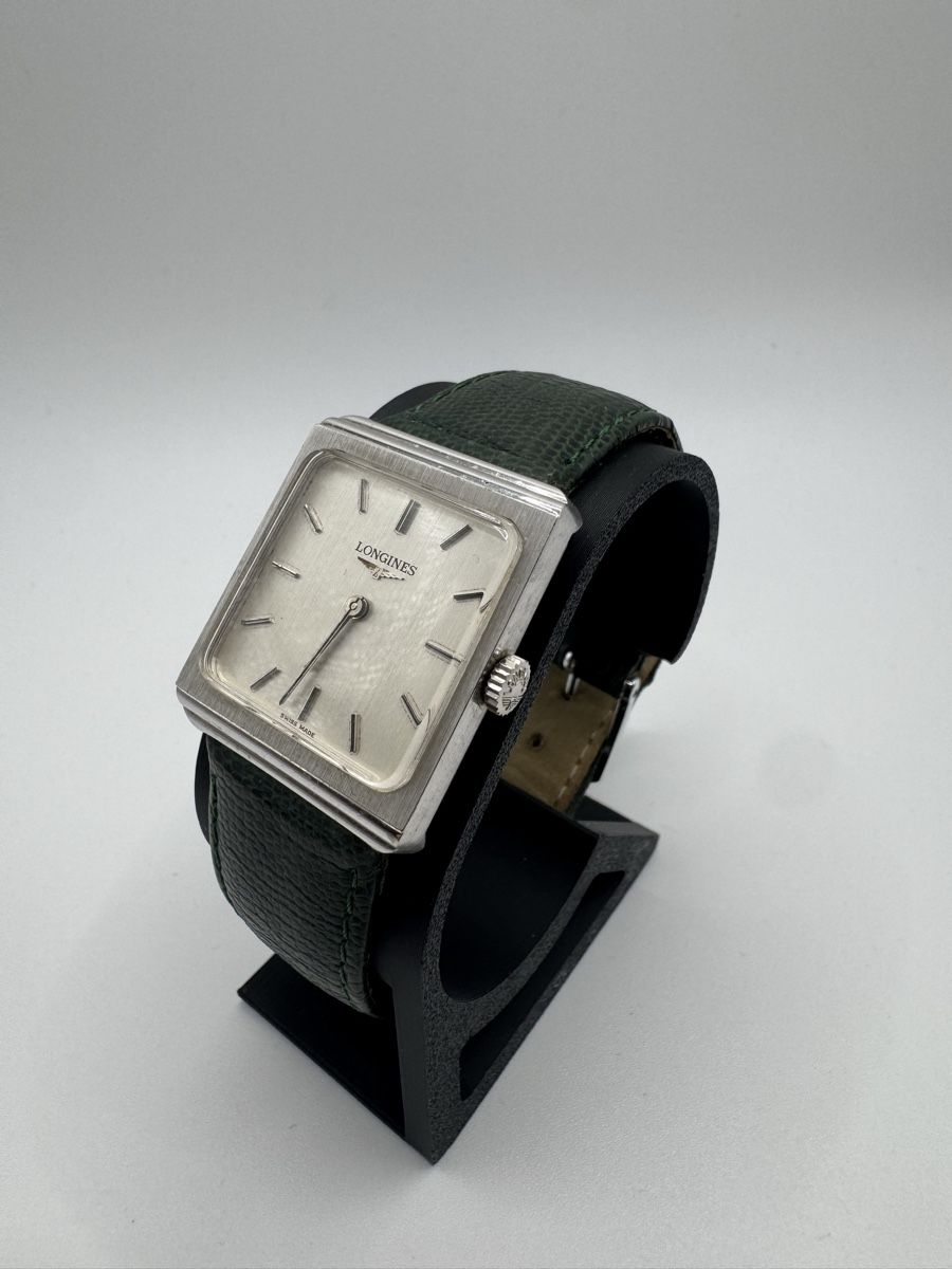 Longines Uhren: Longines Rectangular 1970er Jahre – Gebraucht aus Basel von Wolfofvintagewatches 2