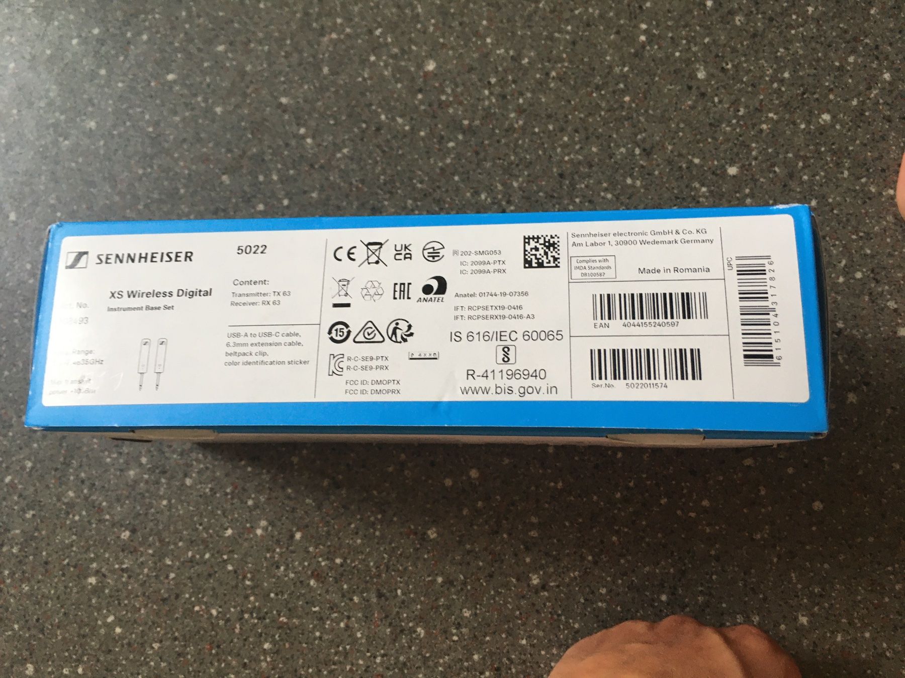 Strumenti musicali: Instrumentensender Wireless Sennheiser Instrument Base Set, – Usato da Zürich venduto da pino.zortea 7