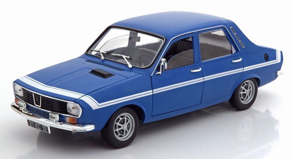 Renault R8 Gordini Modellauto – Maßstab 1:24, Hellblau/weiß, Welly, Türen & Haube öffnen