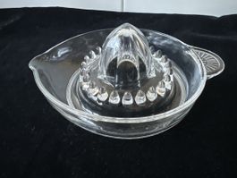 Grosse Zitrone-Presse aus Glas YUATI