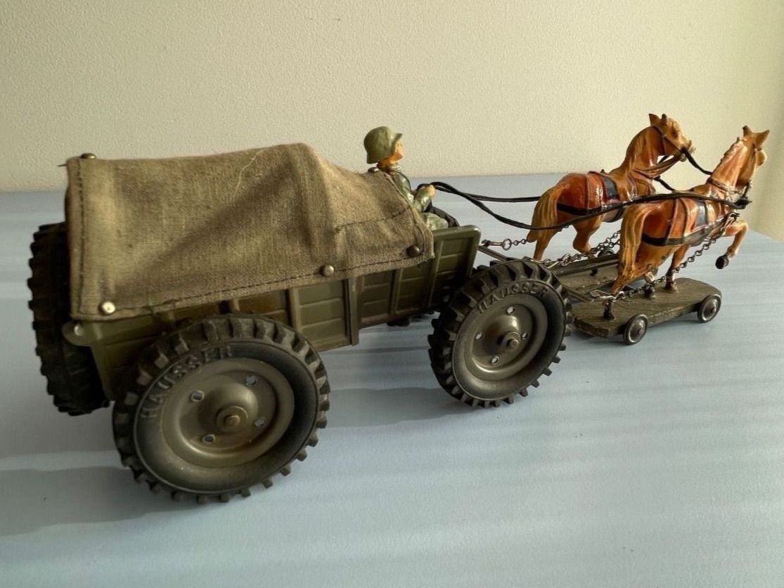 Elastolin Jouets: Äußerst Selten FELDWAGEN-HAUSSER – D'occasion à Savosa par Accipe_Oblatam 4