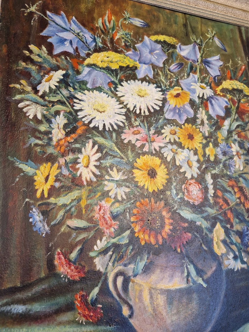 Gemälde: Blumenstrauss-  Gemälde von C. Herzog – Gebraucht aus Arbon von MadameLuLa9320 4