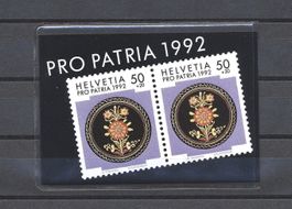 Pro Patria Markenheftchen 1992 **