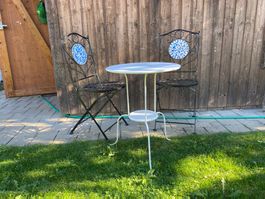 Bistro Balkon Set Gartentisch mit Stühlen