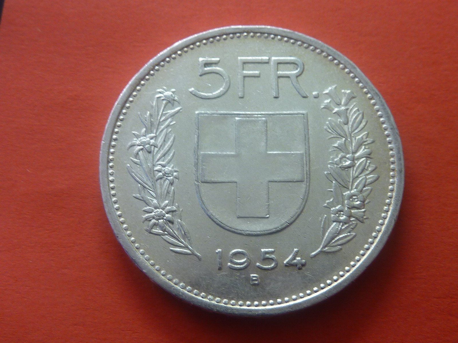 Tutti le monete: 5 Fr. 1954  vorz. -  unz. – Usato da Seon venduto da aee_7gpz