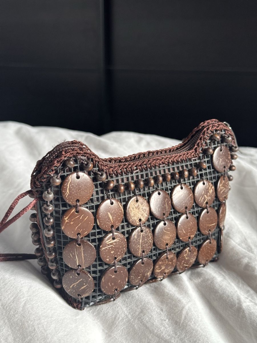 Borse da donna: Small Coconut Shell Beads Bag - New - Handmade in Peru – Nuovo (secondo la descrizione) da Zürich venduto da olalinda 4