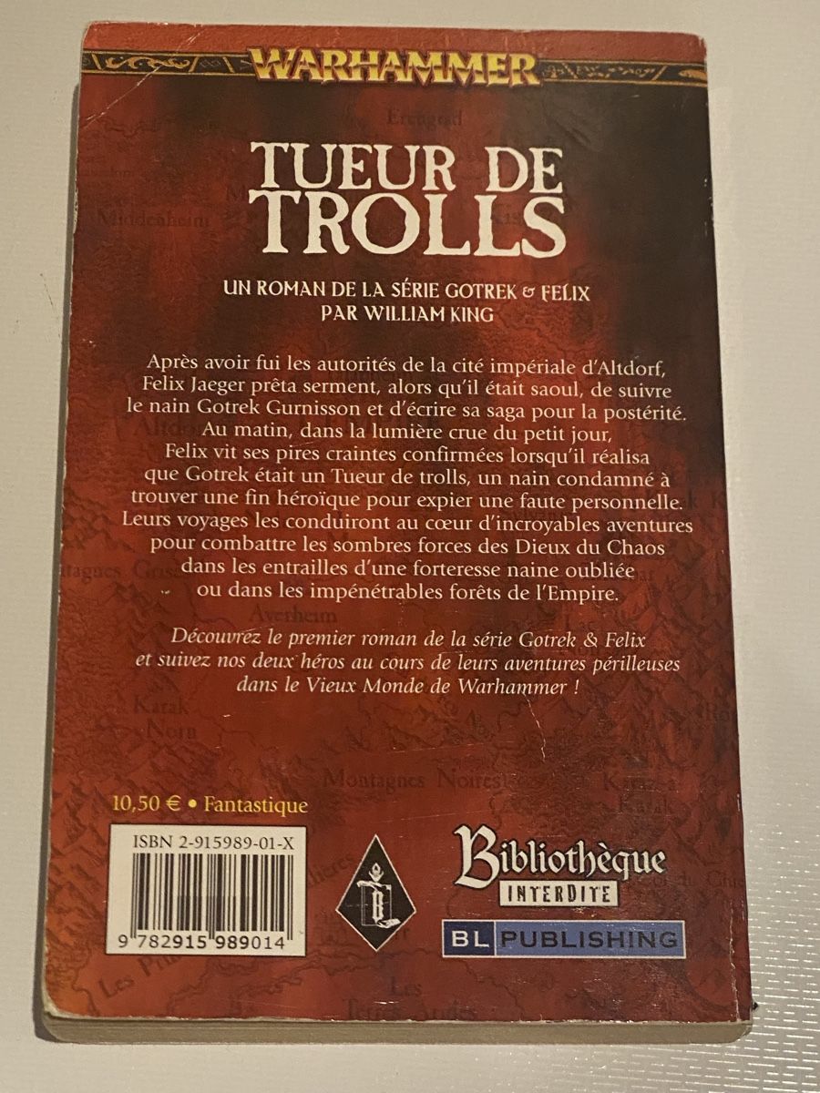 Bücher: Warhammer - Tueur de Trolls – Gebraucht aus Binningen von rom_th69 1