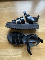 Sandalen schwarz Plateau guter Zustand
