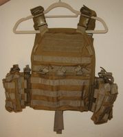 Molle Carrier Weste / Plattenträger in FDE