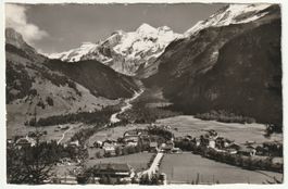 Foto-AK Kandersteg mit Blümlisalp 1939