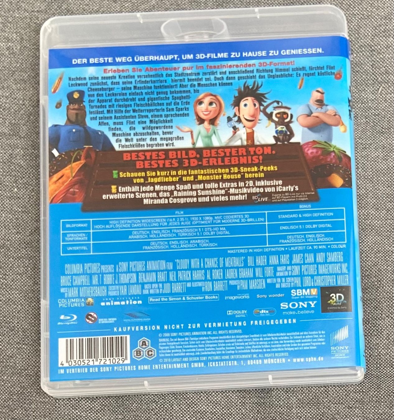 Tutti i DVDs: WOLKIG MIT AUSSICHT AUF FLEISCHBÄLCHEN • Blu-ray – Usato da Luzern venduto da Lycka 1