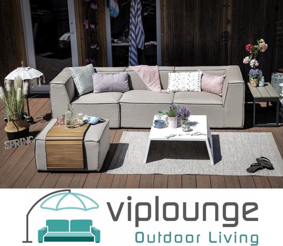 Viplounge Divani: Gartenlounge Sunbrella Fabric – Nuovo e nell'imballaggio originale da Uznach venduto da viplounge 1