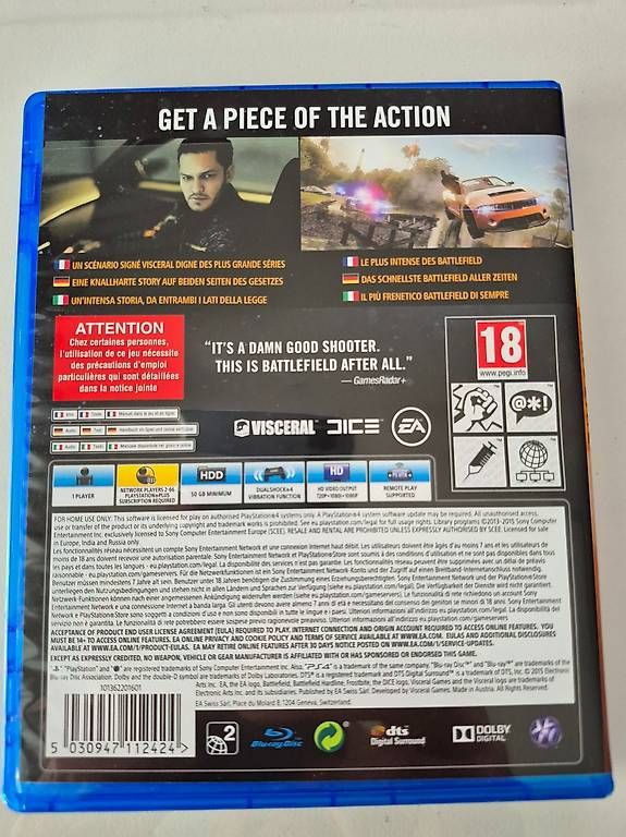 Giochi: Battlefield HARDLINE PS4 – Usato da Horw venduto da Mschaefer 1