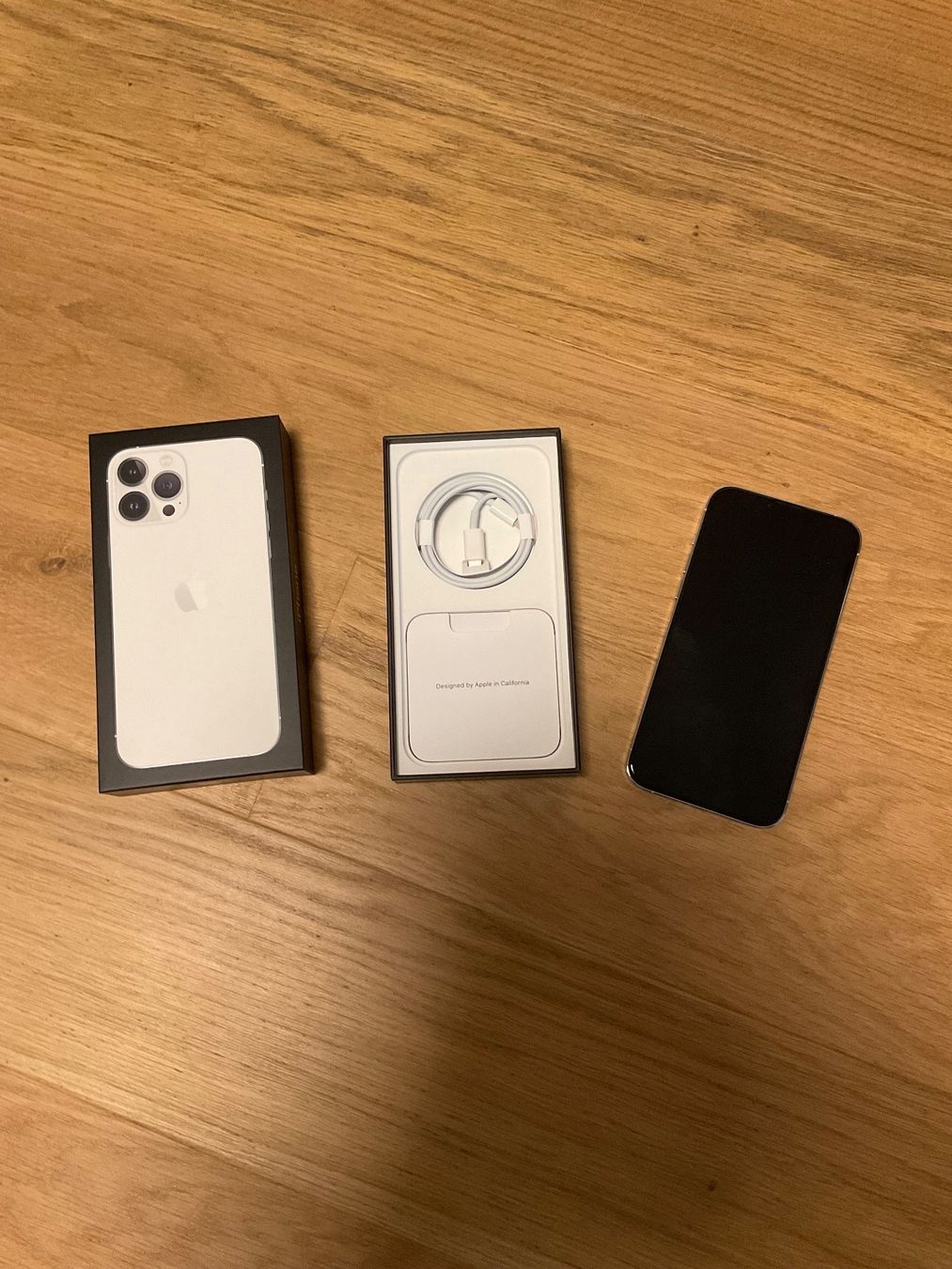 Apple Handys / Smartphones: Apple iPhone 13 Pro Max, Weiss, 256 GB + Panzerglass – Gebraucht aus Ottenbach von  1