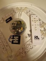 Plafoniera led con telecomando 