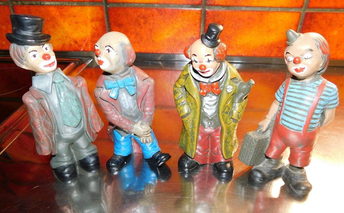 Statuette: 4 alte Clowns – Usato da Villnachern venduto da Niggo0