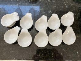 ZIEHER fine porcelain, 11 er Set Degustationslöffel