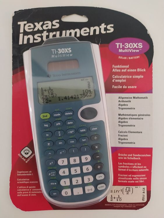 TEXAS INSTRUMENTS Schulrechner TI-30XS MultiView | Kaufen Auf Ricardo