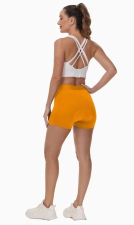 NEUE Bike Unterhose Damen gelb-orange Gr. S - 226434