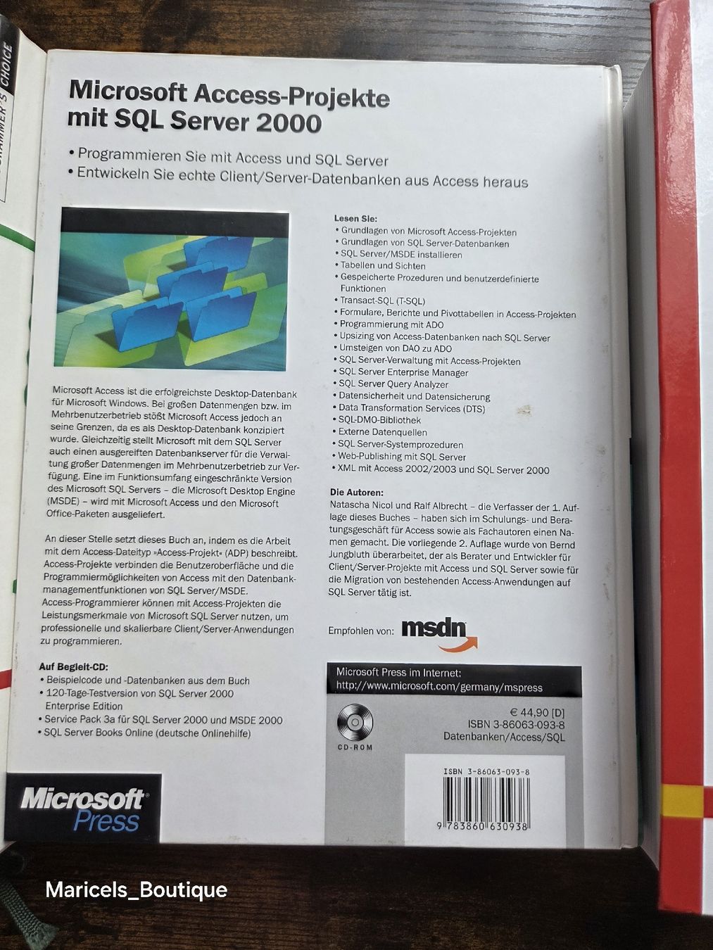 Livres: IT Books: Access 2007, SQL Server 2000, VB 2008 – D'occasion à Winterthur par Maricels_Boutique 8